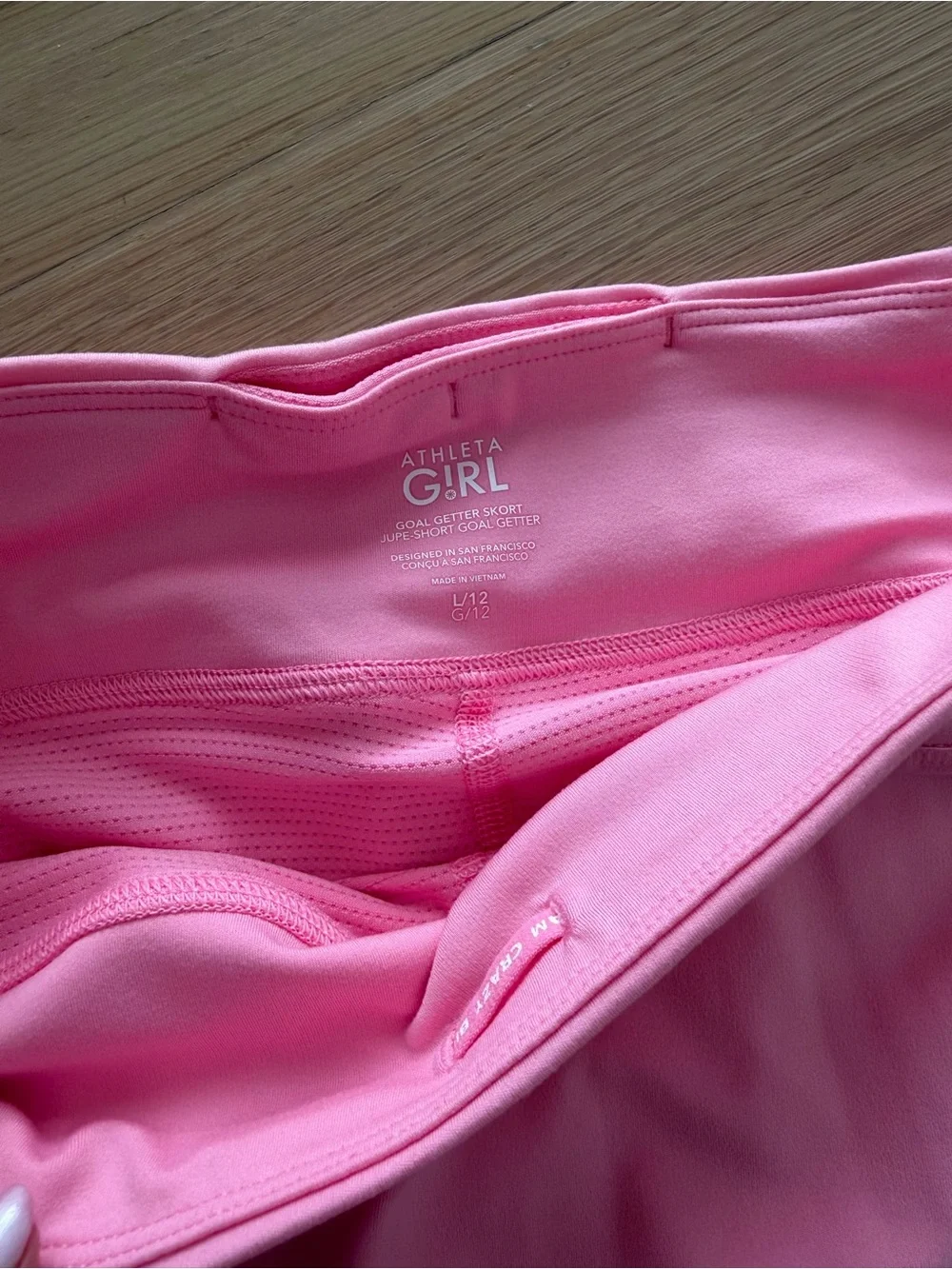 Athleta Girls Pink Active Skort